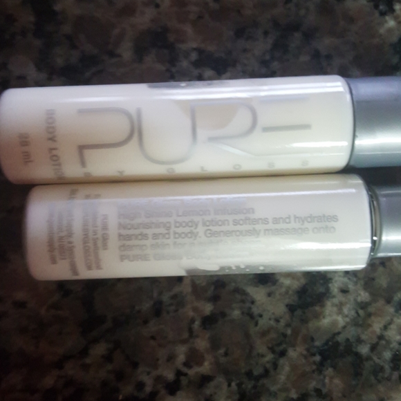 Pure by gloss 28 ml body lotion lot of 10 new travel size high shine lemon infus - Picture 2 of 3